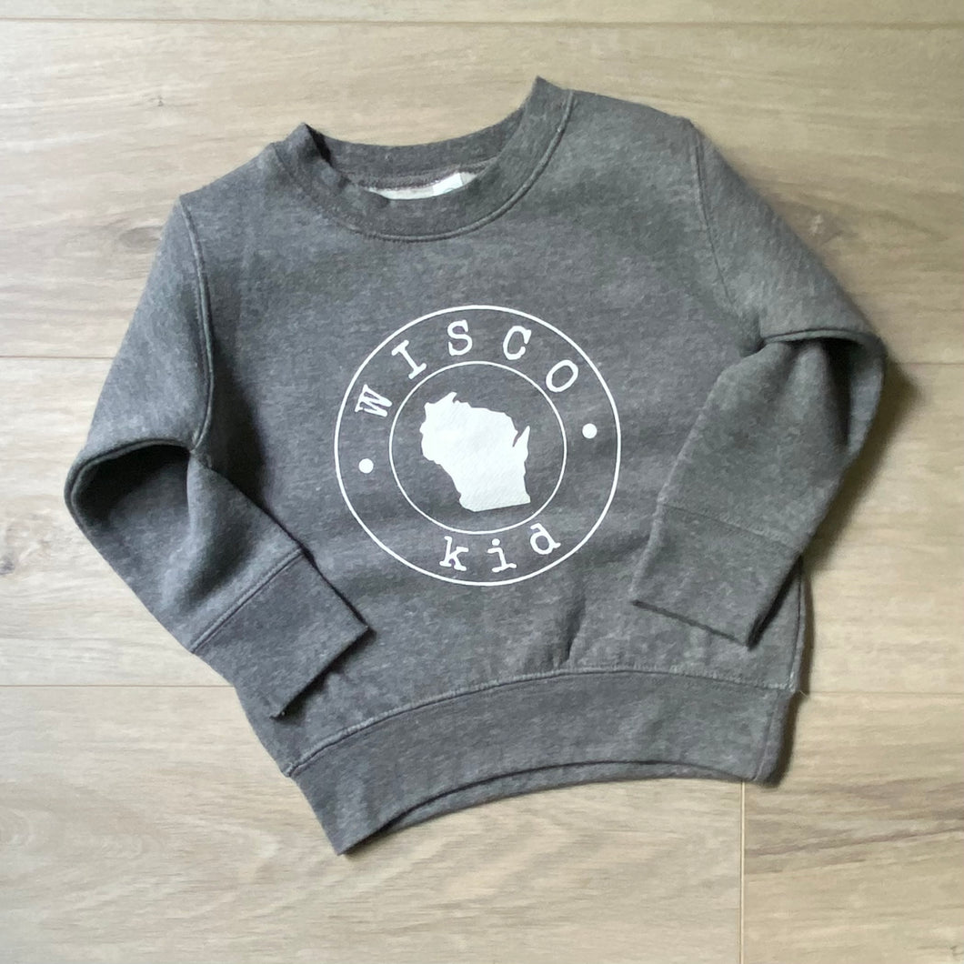 'Wisco Kid' Toddler Crewneck Sweatshirt